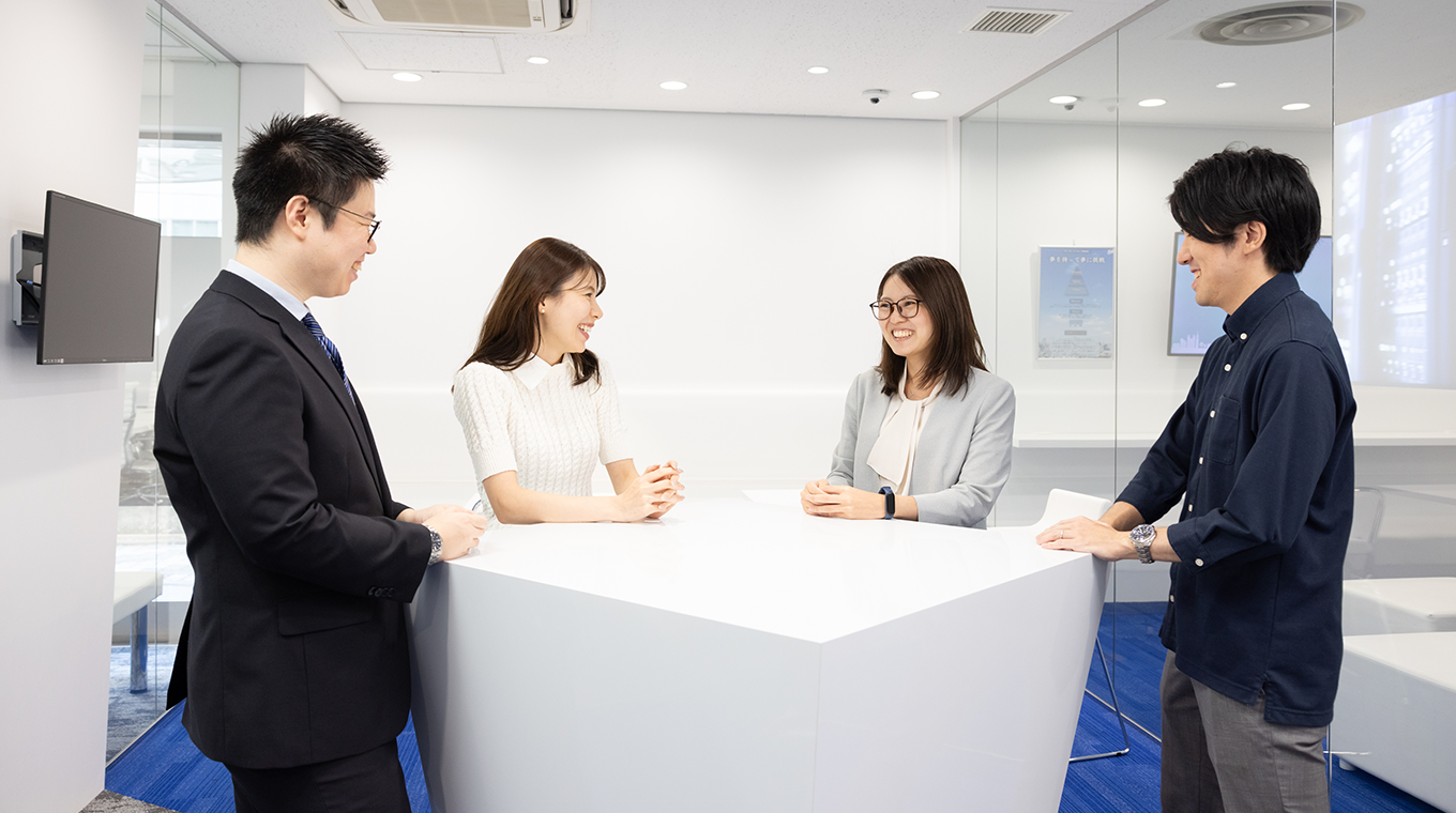 部門を超えた連携や絆、多岐にわたる充実した研修制度。